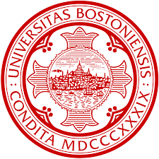 Official seal of Boston University, Universitas Bostoniensis, founded 1839